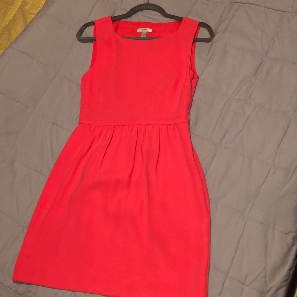 J. Crew coral summer dress